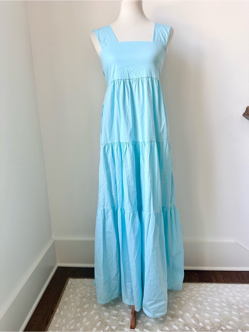 Sofia Made By Italy Light Blue Maxi Sundress Size Small